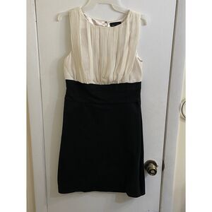 Women's Max and Cleo Sleeveless Mini Dress - Size 6 - Black and White